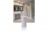 Diamond Toilet Brush & Holder White