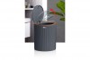 Bella Trash Can - Wooden - Anthracite