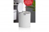 Bella Trash Can - Chrome - White