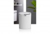 Bella Trash Can - Chrome - White