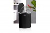 Bella Trash Can - Chrome - Black