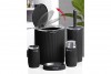 Bella Bathroom Set (5 Pcs) Chrome - Black