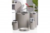 Bella Bathroom Set (5 Pcs) Chrome - Brown