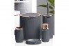 Bella Bathroom Set (5 Pcs) Rose - Anthracite