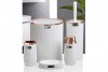Bella Bathroom Set (5 Pcs) Rose - White