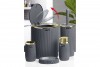 Bella Bathroom Set (5 Pcs) Gold - Anthracite