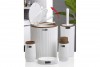 Bella Bathroom Set (5 Pcs) Wooden - White