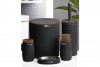 Bella Set (5 Pcs) Wooden - Black
