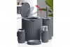 Bella Bathroom Set (5 Pcs) Chrome - Anthracite