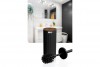 Bella Toilet Brush & Holder - Wooden - Black