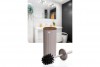 Bella Toilet Brush & Holder - Wooden - Brown