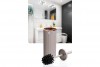 Bella Toilet Brush & Holder - Rose - Brown