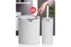 Bella Bathroom Set (2 Pcs) Chrome - White