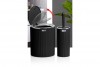 Bella Bathroom Set (2 Pcs) Chrome - Black