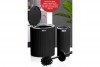Bella Bathroom Set (2 Pcs) Chrome - Black