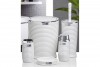 Elegance Bathroom Set (5 Pcs) Chrome - White