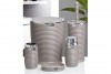 Elegance Bathroom Set (5 Pcs) Chrome - Brown