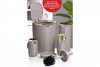 Elegance Bathroom Set (5 Pcs) Gold - Brown