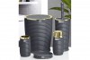 Elegance Bathroom Set (5 Pcs) Gold - Anthracite