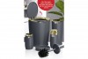 Elegance Bathroom Set (5 Pcs) Gold - Anthracite