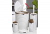 Elegance Bathroom Set (5 Pcs) Wooden - White