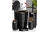 Elegance Bathroom Set (5 Pcs) Wooden - Black