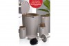 Elegance Bathroom Set (5 Pcs) Wooden - Brown