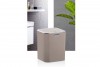 Square Trash Can Chrome - Brown