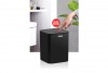 Square Trash Can Black