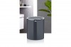 Round Trash Can - Chrome - Anthracite