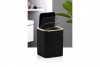 Striped Trash Can Gold - Black