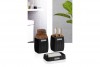 Diva Bathroom Set (3 Pcs) - Wooden - Black