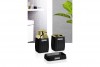 Diva Bathroom Set (3 Pcs) - Gold - Black