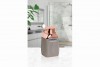 Striped Square Soap  Dispenser - Rose - Brown