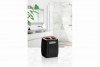 Striped Square Toothbrush  Holder - Rose - Black