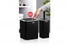 Square Bathroom Set (2 Pcs) Chrome - Black