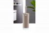 Round Toilet Brush & Holder Brown