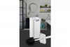 Square Toilet Brush & Holder - White