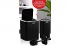 Square Bathroom Set (2 Pcs) Chrome - Black