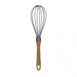 Wooden Silicone Egg Beater (26) cm