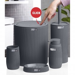 Bella Bathroom Set (5 Pcs) - Anthracite