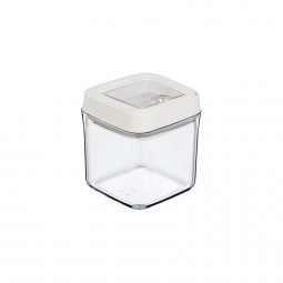 Vacuum Square Storage Jar No:2 White (700 ML)