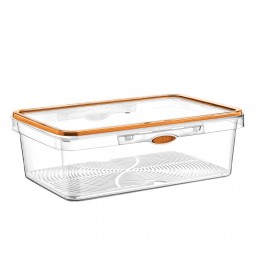 Rectangular Smart Unlock Storage No: 3 (1600 ml) Orange