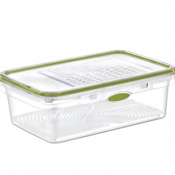 Smart Click Storage Container With Grater (1600 ml) Green
