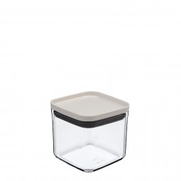 Square Suction  Storage Jar - Colorful Lid (700 ml)