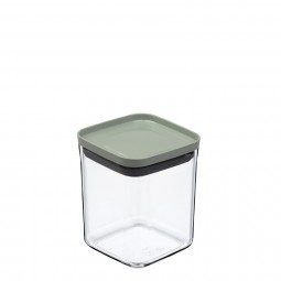 Square Suction  Storage Jar - Colorful Lid (900 ml)