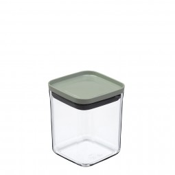 Square Suction  Storage Jar - Colorful Lid (900 ml)