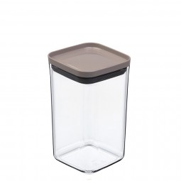 Square Storage Jar - Colorful Lid (1200 ml)