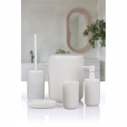 Linea Bathroom Set (5 pcs) / White