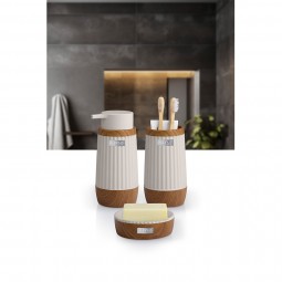 Nida Bathroom Set (3 pcs) / Wooden